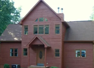 The Best Cedar &Amp; Wood Exterior Paint Coatings Cedar Hall-front-complete