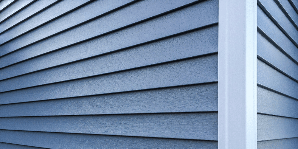 House with vinyl siding.
